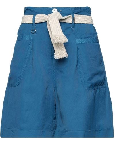 High Shorts & Bermuda Shorts - Blue