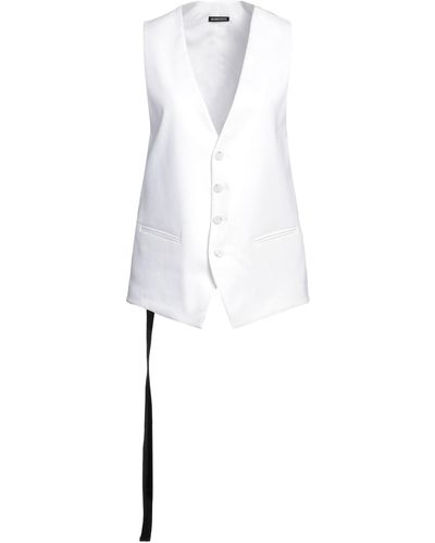 Ann Demeulemeester Gilet - Bianco