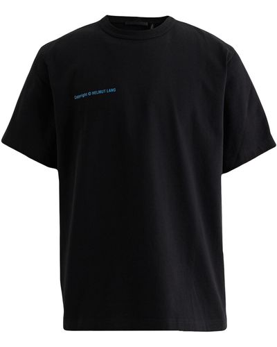 Helmut Lang - Man - Black - T-shirt main image 1