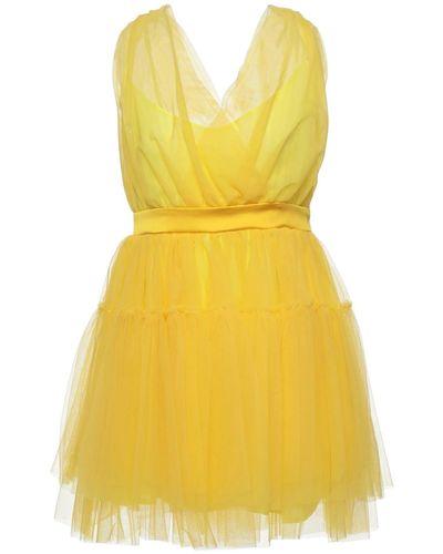 ViCOLO Robe courte - Jaune