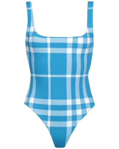 Burberry One-piece Swimsuit - Blue