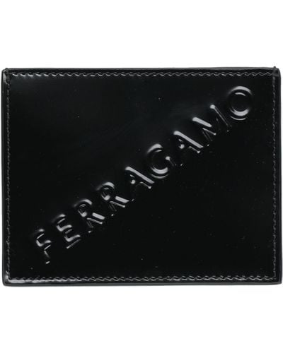 Ferragamo Cardholder Calfskin - Black