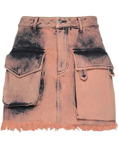 Marques'Almeida Denim Skirt - Pink