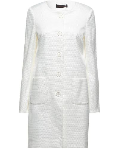 Trussardi Overcoat & Trench Coat - White