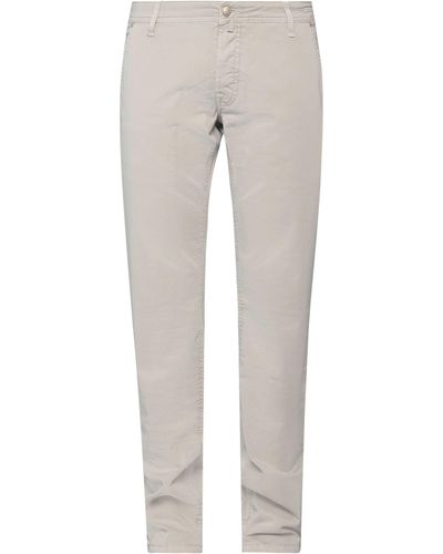Jacob Coh?n Light Trousers Cotton, Elastane - Grey