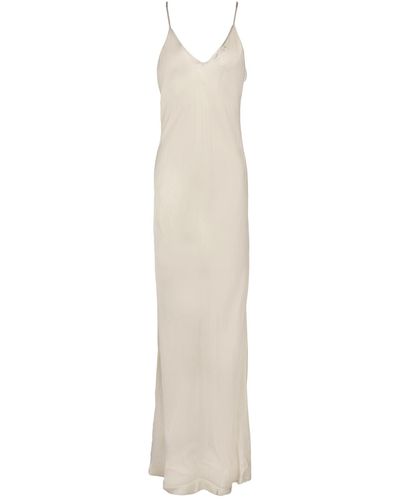 Masnada Slip Dress - White