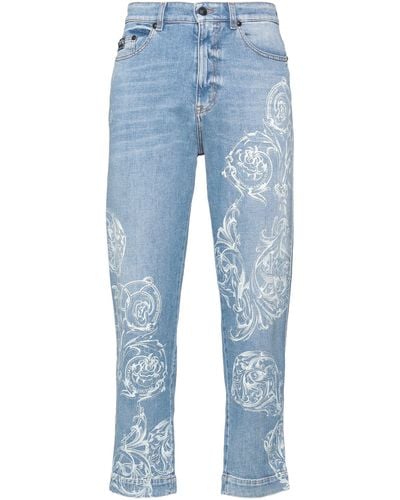 Versace Pantalon en jean - Bleu