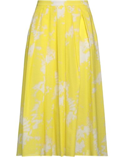 Piazza Sempione Midi Skirt - Yellow