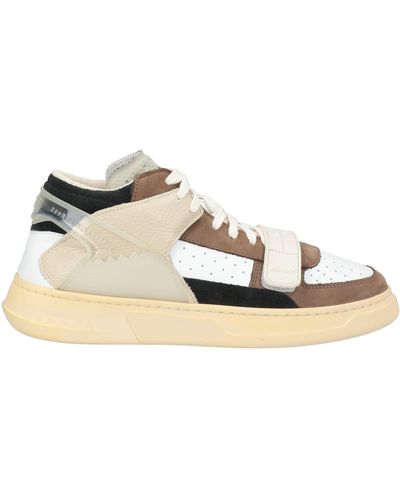 RUN OF Sneakers Leather - Natural