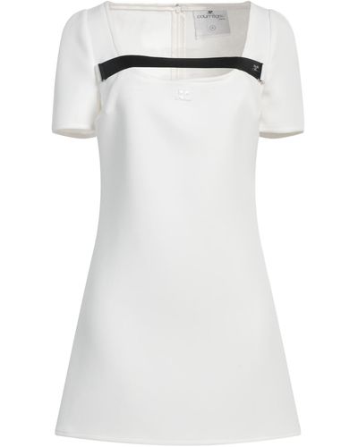 Courreges Mini-Kleid - Weiß