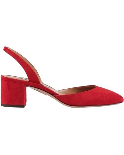 Aquazzura Court Shoes - Red
