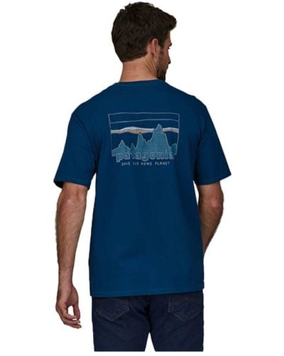 Patagonia T-shirt - Blu
