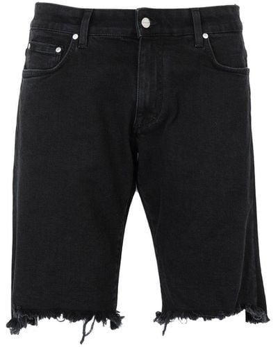 Represent Denim Shorts - Black