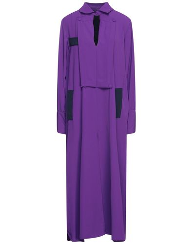WEILI ZHENG Midi Dress - Purple