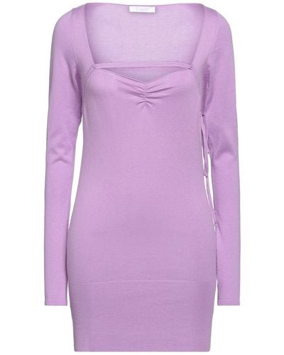 Cruciani Mini Dress - Purple