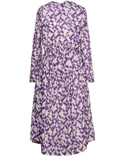 Alysi Midi Dress - Purple