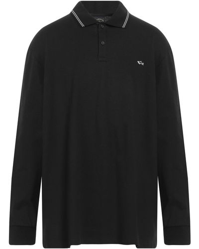 Paul & Shark Polo Shirt Cotton - Black