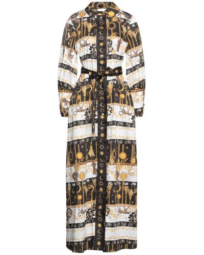 Hayley Menzies Beija-Flor Silk Maxi Shirt Dress - ShopStyle