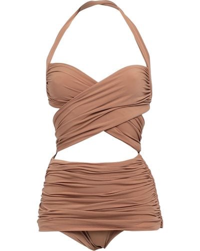 Norma Kamali One-piece Swimsuit - Brown