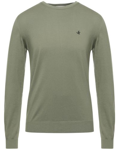 Brooksfield Sage Sweater Cotton - Green