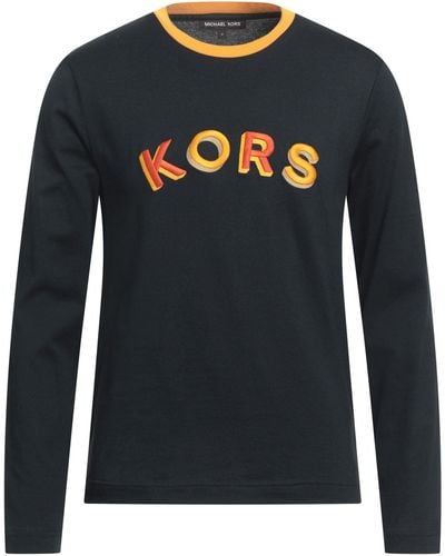 Shop Michael Kors Crew Neck Long Sleeves Cotton Long Sleeve T-shirt Logo by  Cheri*