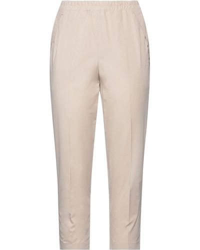 Ballantyne Cropped Trousers - Natural