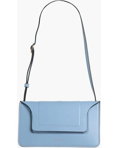 Wandler Light Shoulder Bag Leather - Blue