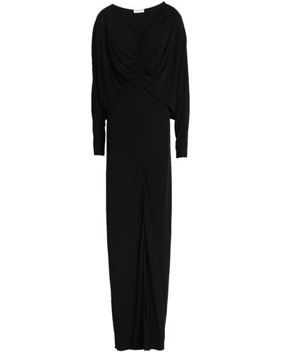 Saint Laurent Maxi Dress Viscose - Black