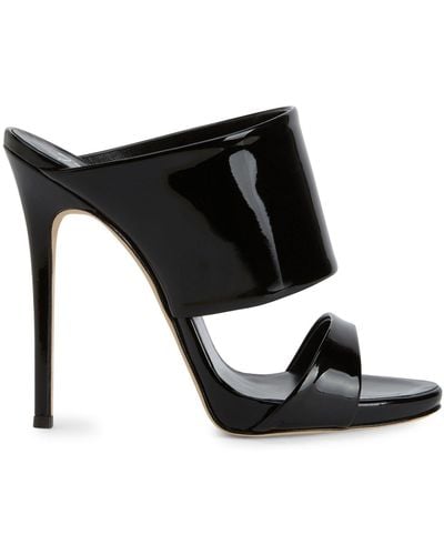 Giuseppe Zanotti Sandalias Andrea con tacón alto - Negro