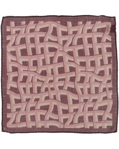Tagliatore Cocoa Scarf Wool, Cashmere - Pink