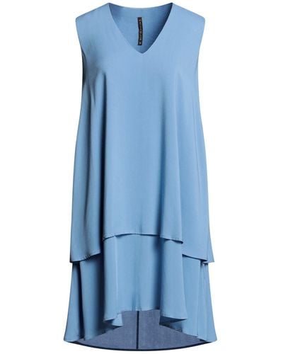 Manila Grace Midi Dress - Blue