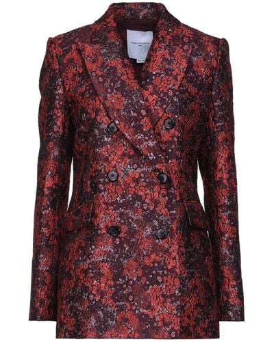 Isabelle Blanche Suit Jacket - Red