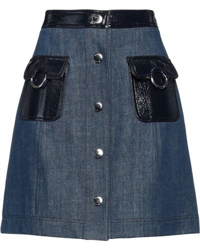 Boutique Moschino Denim Skirt - Blue