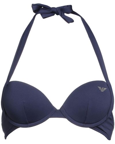 Emporio Armani Bikini Top - Blue