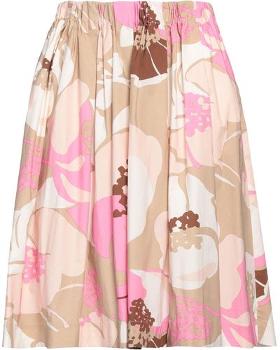 Myths Midi Skirt Cotton, Elastane - Pink
