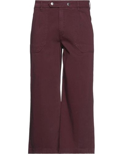Dondup Cropped Pants - Purple