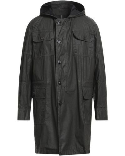 Messagerie Steel Overcoat & Trench Coat Cotton, Acrylic - Grey