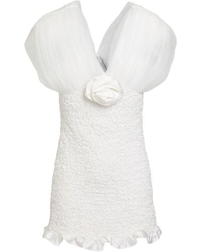 Alessandra Rich Mini-Kleid - Weiß