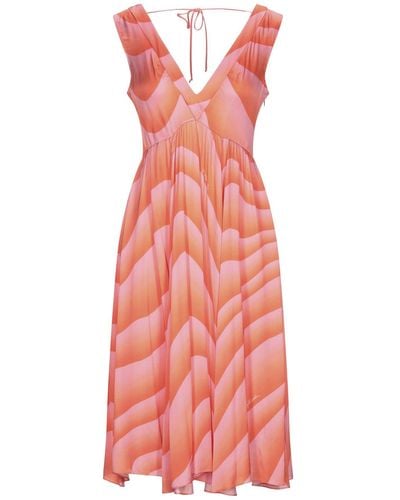 Just Cavalli Midi Dress Viscose - Pink