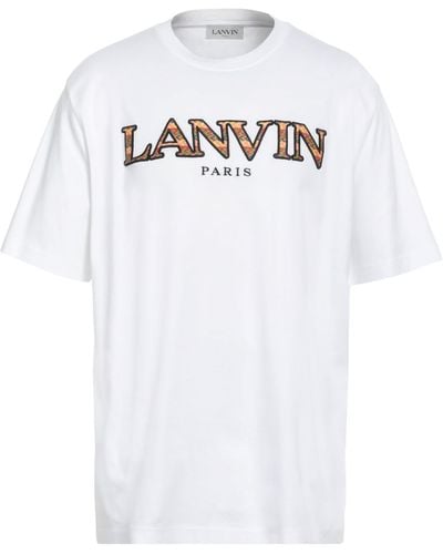 Lanvin T-Shirt Cotton, Polyester - White