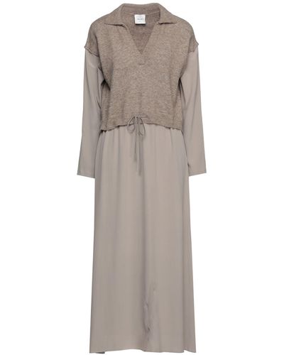 Alysi Long Dress - Grey