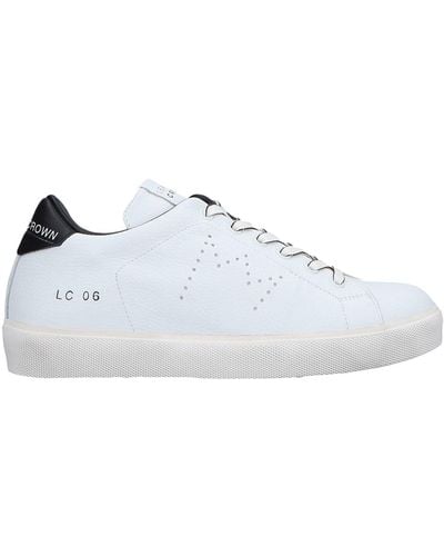 Leather Crown Sneakers & Deportivas - Blanco