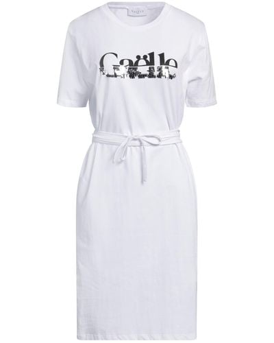 Gaelle Paris Midi-Kleid - Weiß