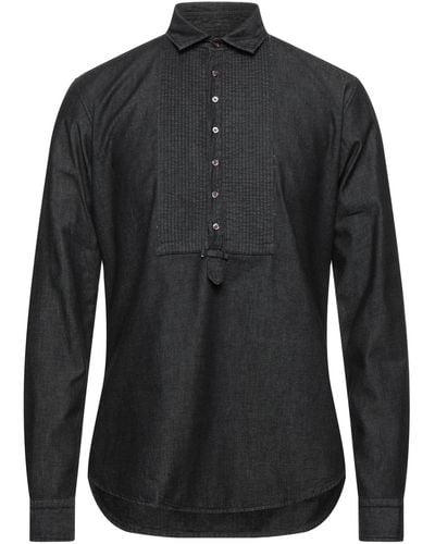 Brian Dales Denim Shirt - Black