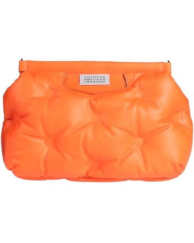 Maison Margiela Handbag Textile Fibers - Orange