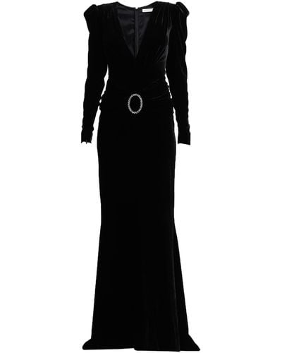 Alessandra Rich Vestido largo - Negro