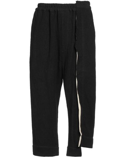 By Walid Cropped Trousers - Black