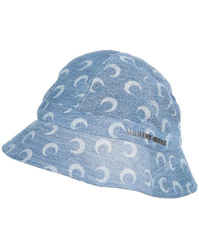Marine Serre Cappello - Blu