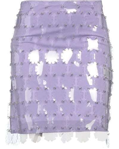Rabanne Mini Skirt - Purple