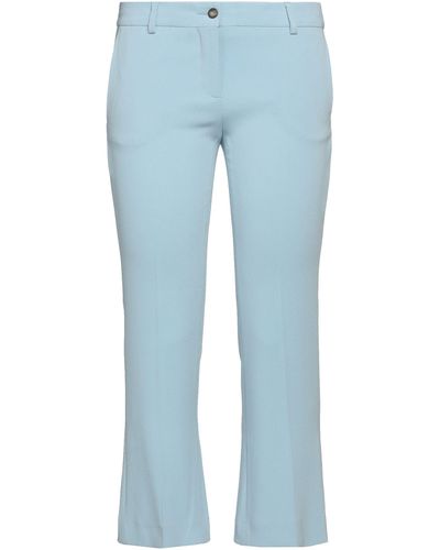 Alberto Biani Cropped Trousers - Blue